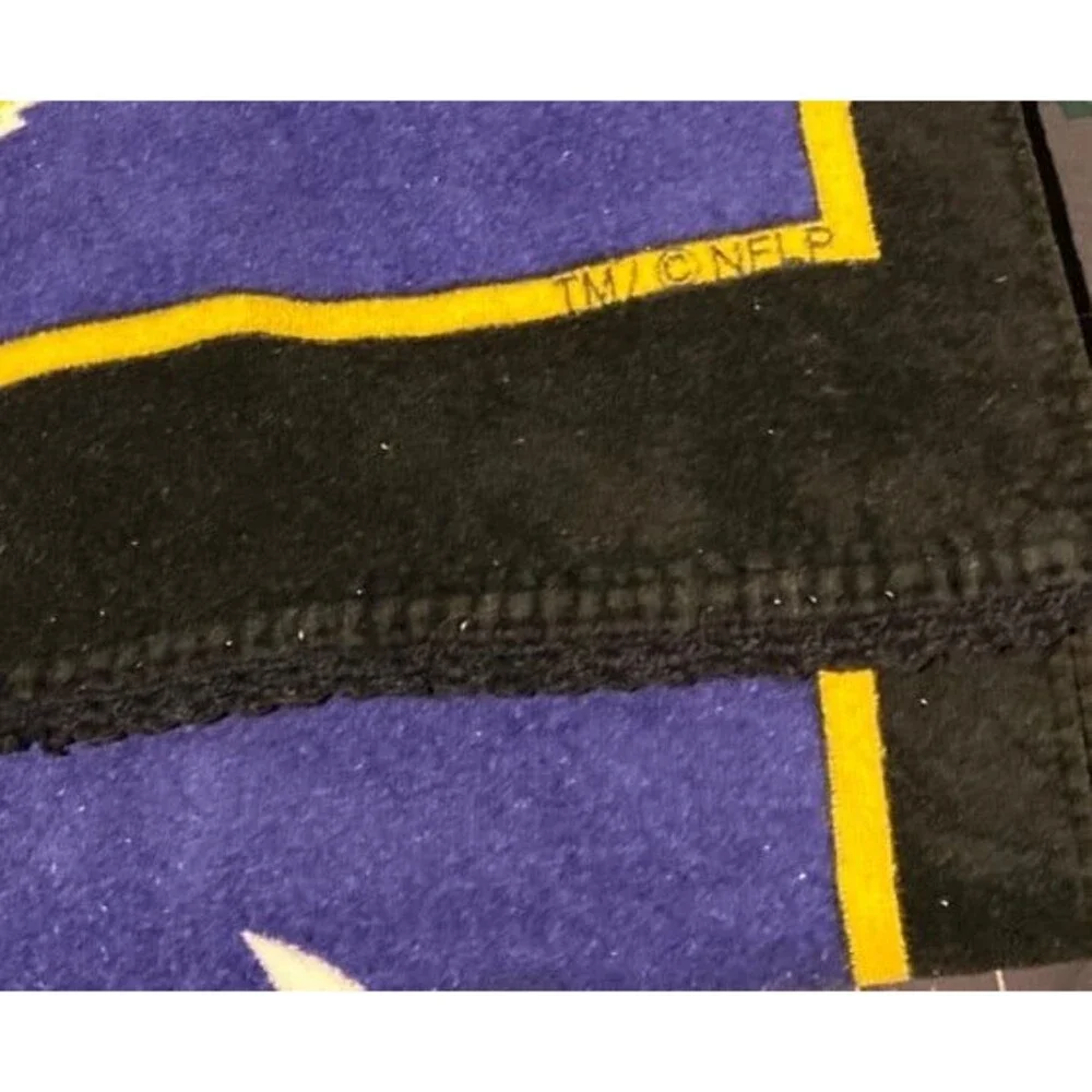 ravens towel RAVENS team towel custom crocheted edges ravens purple nfl homemade